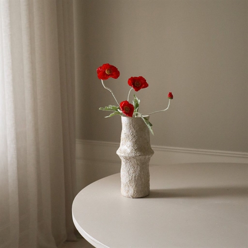 BOTANE RED POPPY FLOWER 56 CM